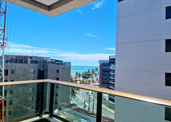 Maceio Ferias Apto Com Varanda Vista Mar